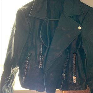 Woman’s Size Leather Biker Jacket From Nordstrom